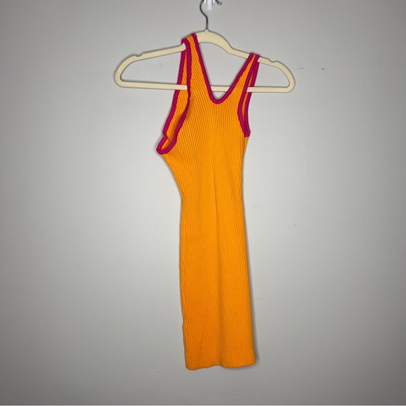 ππ Easy on the Eyes S-M Body-con Dress in Tangerine by Pepper Mayo - NWT! πΈπ - Picture 10 of 11
